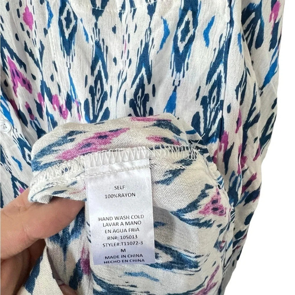 Savanna Jane Aztec Print Button Down - Picture 4 of 8